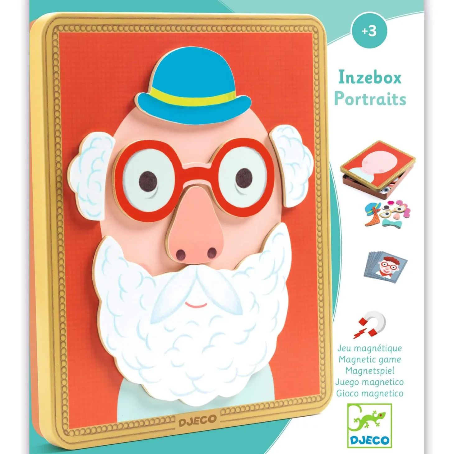 Magnetyczne puzzle Inzebox PORTRETY