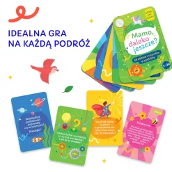Mamo, daleko jeszcze? - Karty do rozmów i zabaw w podróży 3+