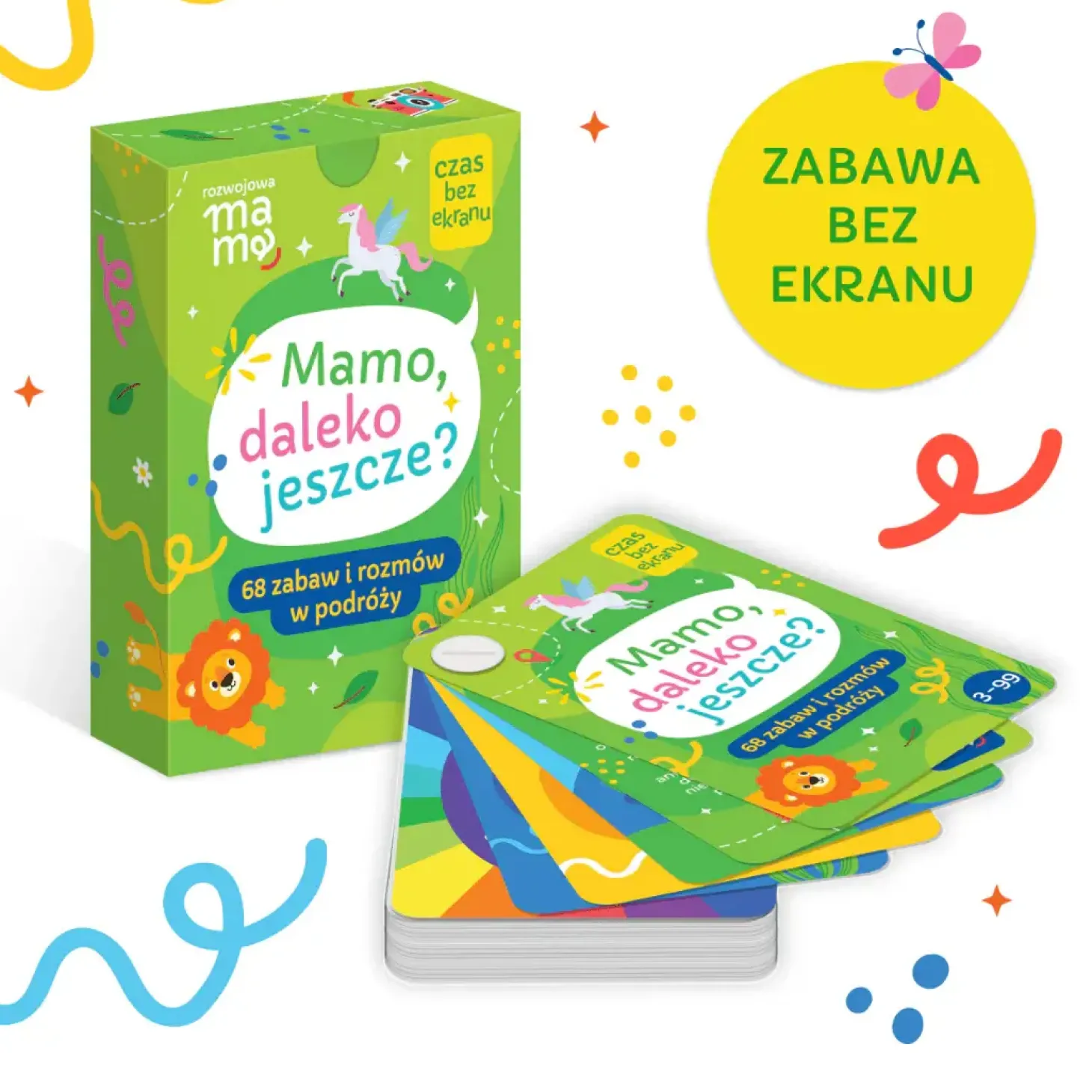Mamo, daleko jeszcze? - Karty do rozmów i zabaw w podróży 3+