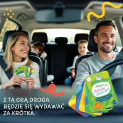 Mamo, daleko jeszcze? - Karty do rozmów i zabaw w podróży 3+