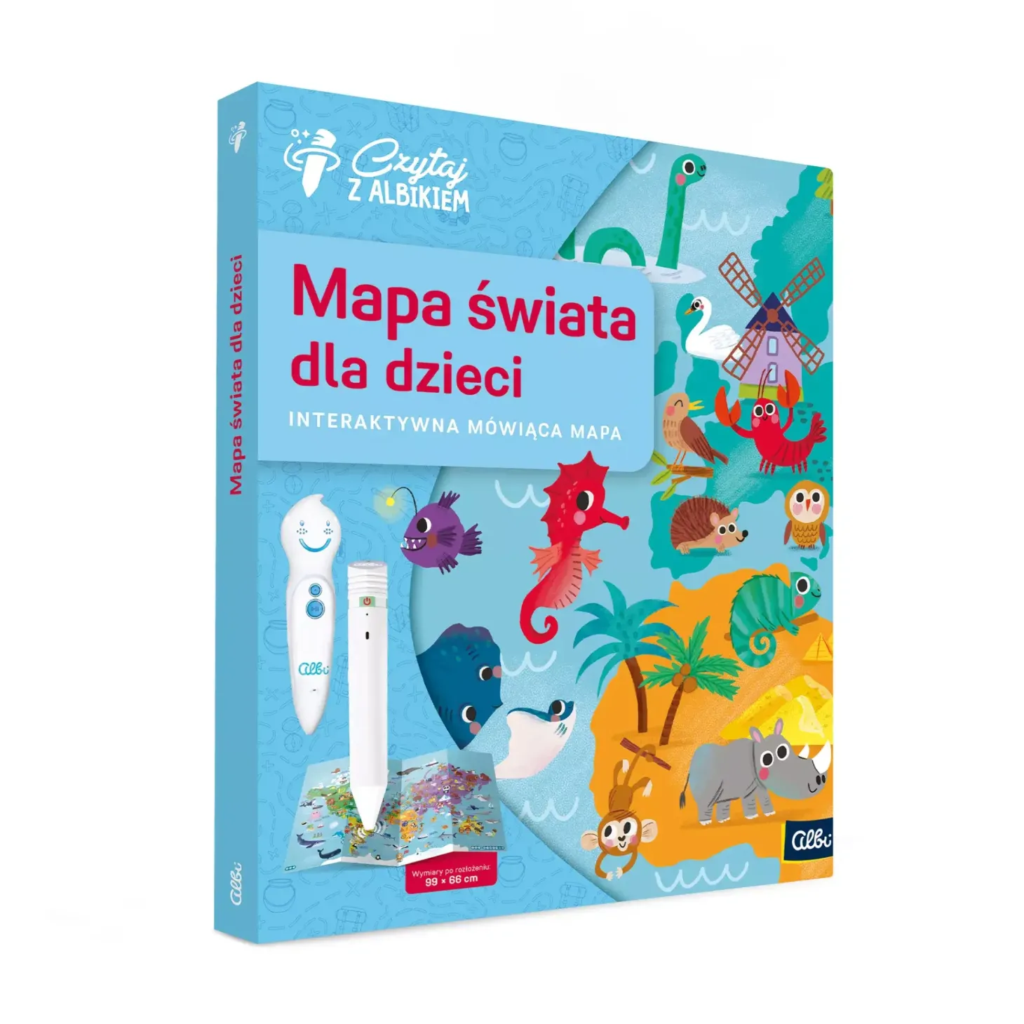 Mapa świata dla dzieci 4+