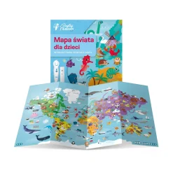 Mapa świata dla dzieci 4+