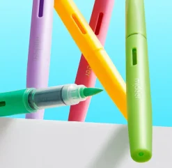 Markery akrylowe płynne z pędzelkową końcówką - 80 kolorów w tubie