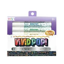 Markery Akrylowe Vivid Pop! Metaliczne Kolory