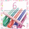 Markery brokatowe SWEET - 6 szt.