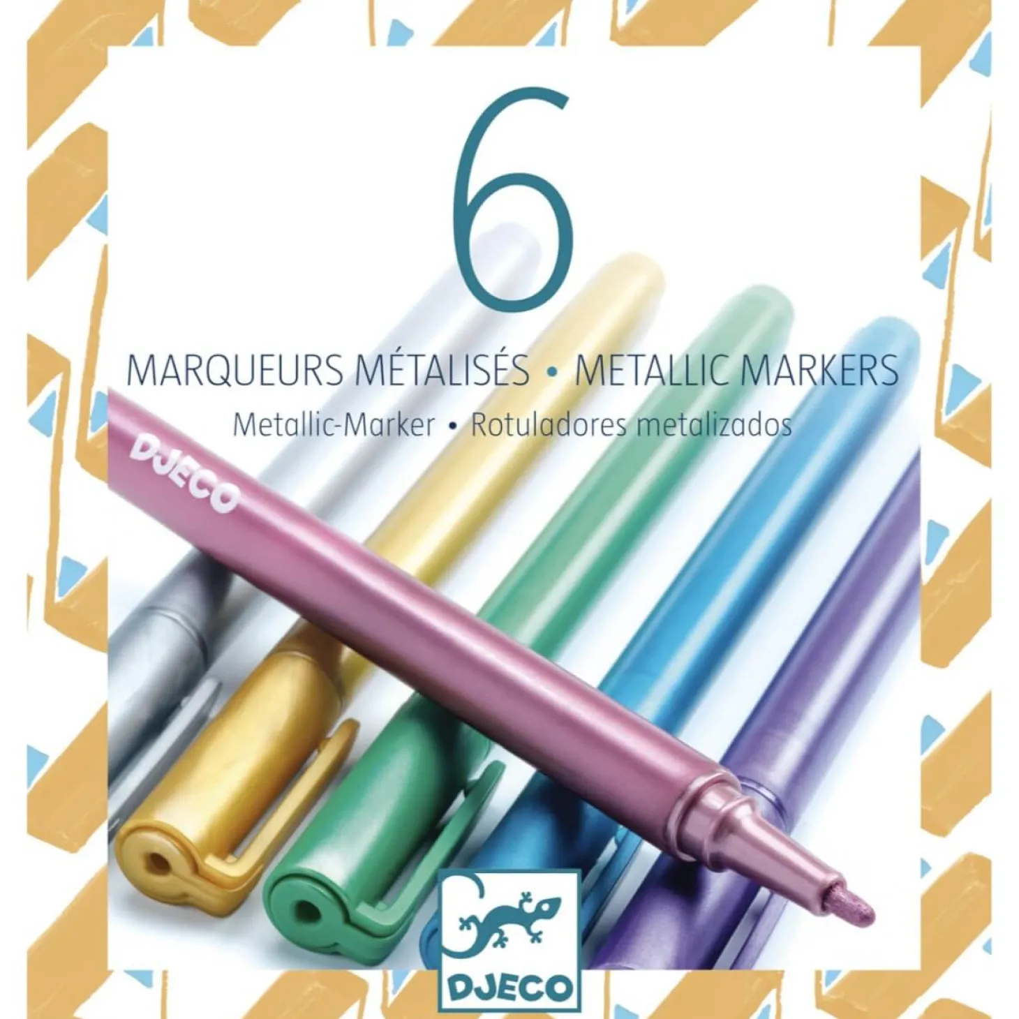 Markery metaliczne - 6 szt.