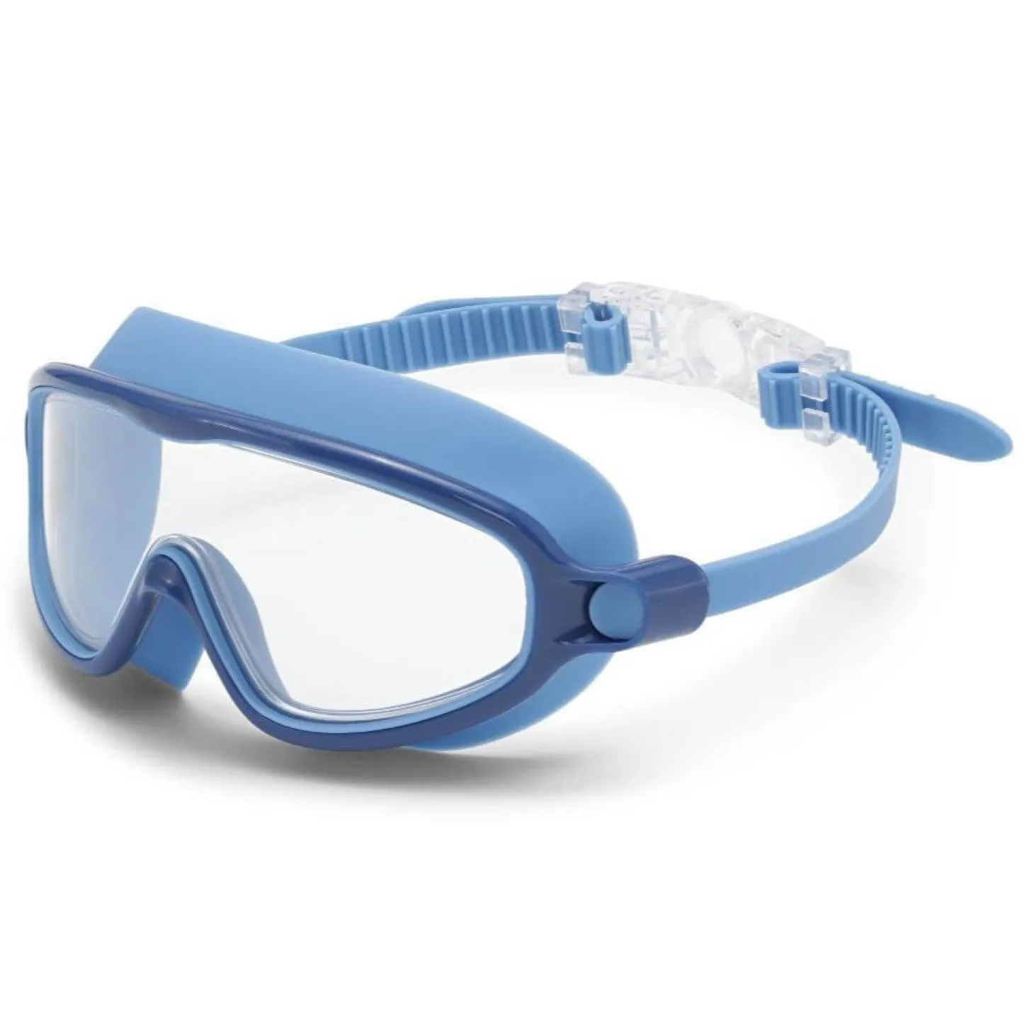 Maska do pływania i nurkowania Blue Shadow - Deep Blue, 3-8 lat
