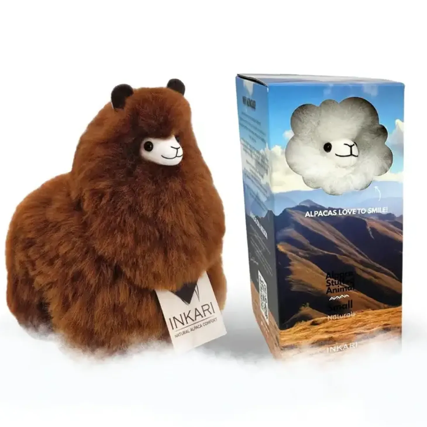 Maskotka Alpaka - Walnut