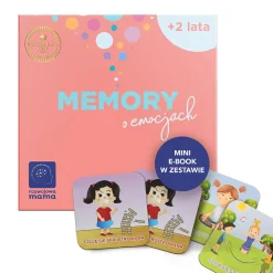 Memory o emocjach – gra o emocjach + mini e-book 2+