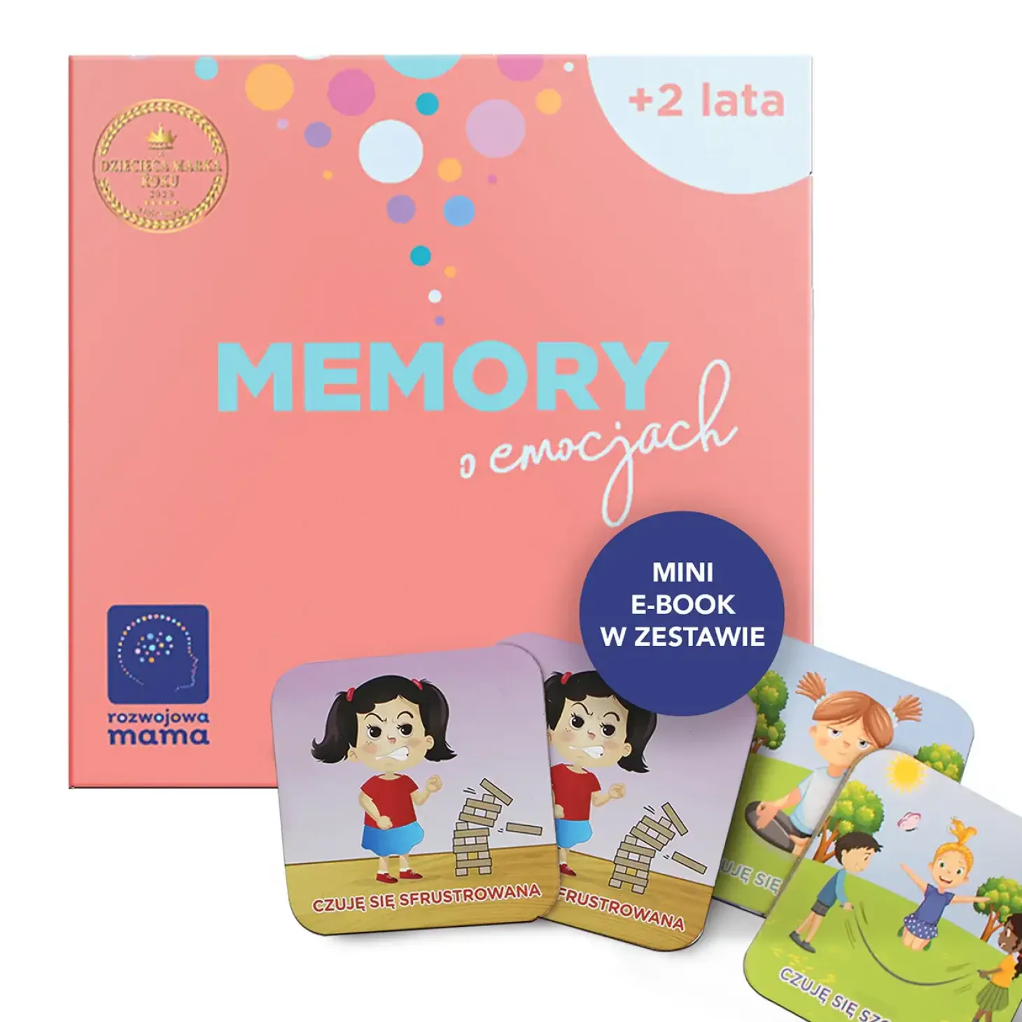 Memory o emocjach – gra o emocjach + mini e-book 2+