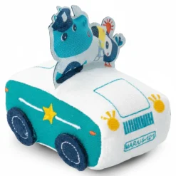 Miękkie auto z napędem pull-back Nosorożec Marius 18 m+