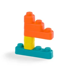 Miękkie klocki sensoryczne z WAGONIKAMI - Buildin’ Squishies