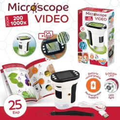 Mikroskop video powiększenie 200x-1000x