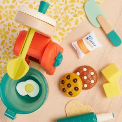 Mini Chef – Mix & Bake Playset – drewniany mikser z akcesoriami i składnikami do pieczenia ciast