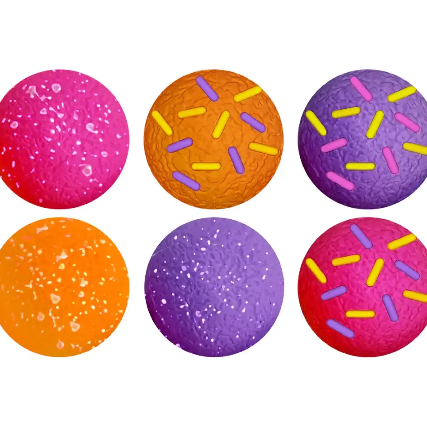 Mini gniotki sensorycze NeeDoh Dohnut Holes, 6 szt.