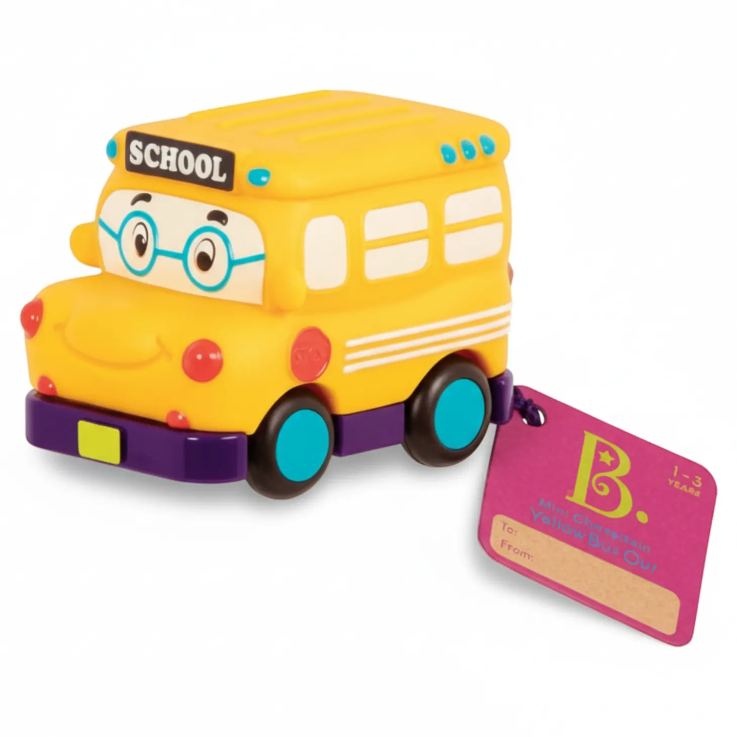 Mini Wheeee-ls! - mini autko z napędem: SZKOLNY AUTOBUS Yellow Bus Gus