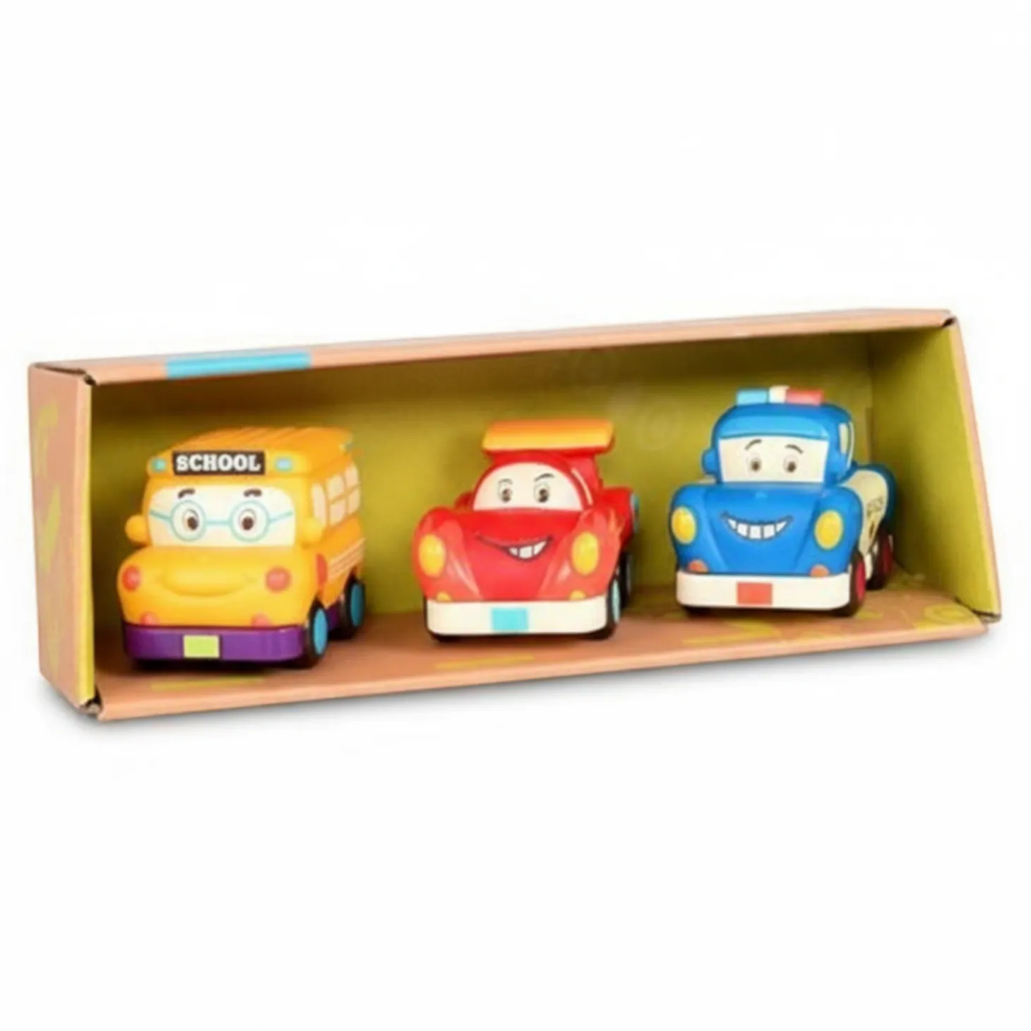 Mini Wheeee-ls! – zestaw 3 mini autek z napędem z wyścigówką