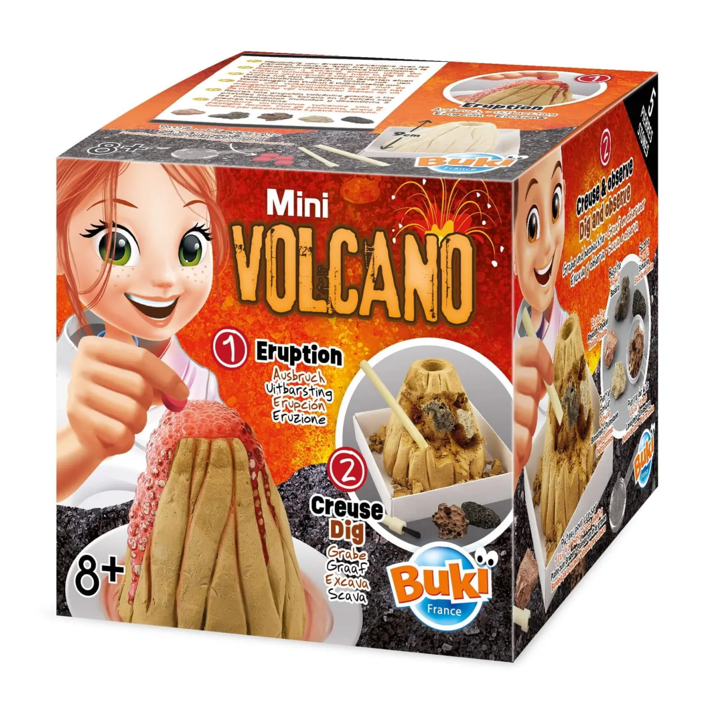 Mini wulkan - erupcja i odkopywanie