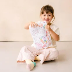 Mini zestaw do kolorowania z silikonową matą - Mermaid
