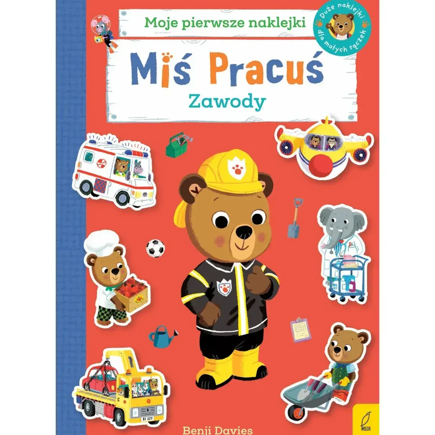 Miś Pracuś. Zawody. Książka z naklejkami