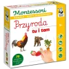 Montessori. Karty sensoryczne z książeczką. Przyroda tu i tam