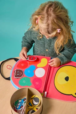 Montessori miękka książka aktywizująca - kształty i kolory