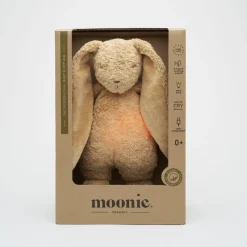 Moonie NATUR 2.0 - szumiący króliczek z lampką - CAPPUCCINO