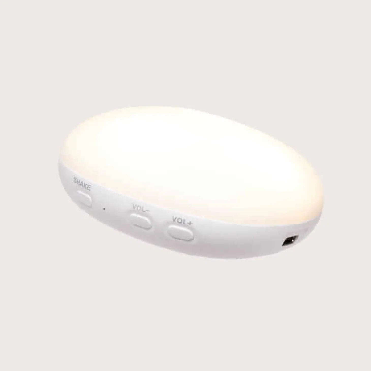 Moonie NATUR 2.0 - szumiący króliczek z lampką - SAND