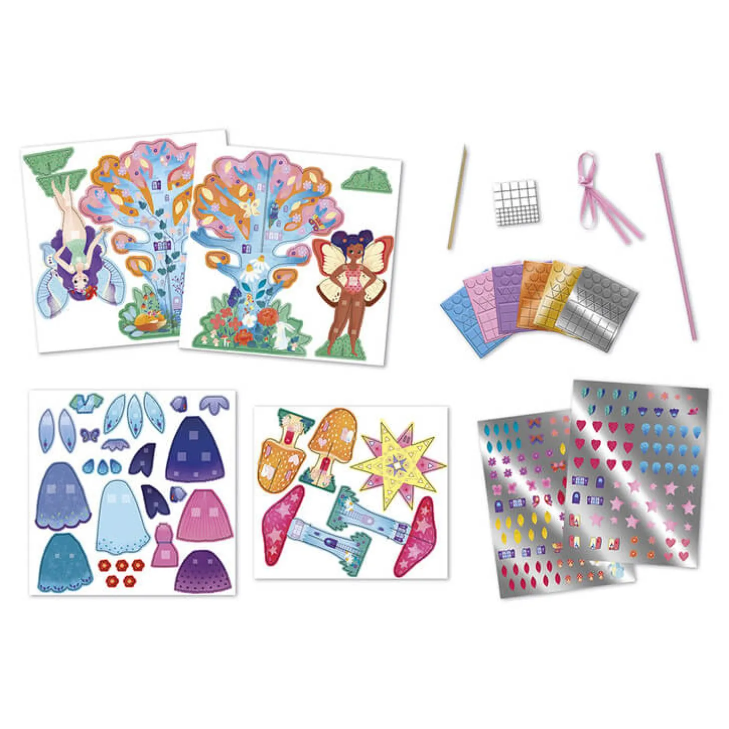 Multizestaw kreatywny 11 dekoracji Wróżki Magic Fairies 5+