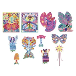 Multizestaw kreatywny 11 dekoracji Wróżki Magic Fairies 5+