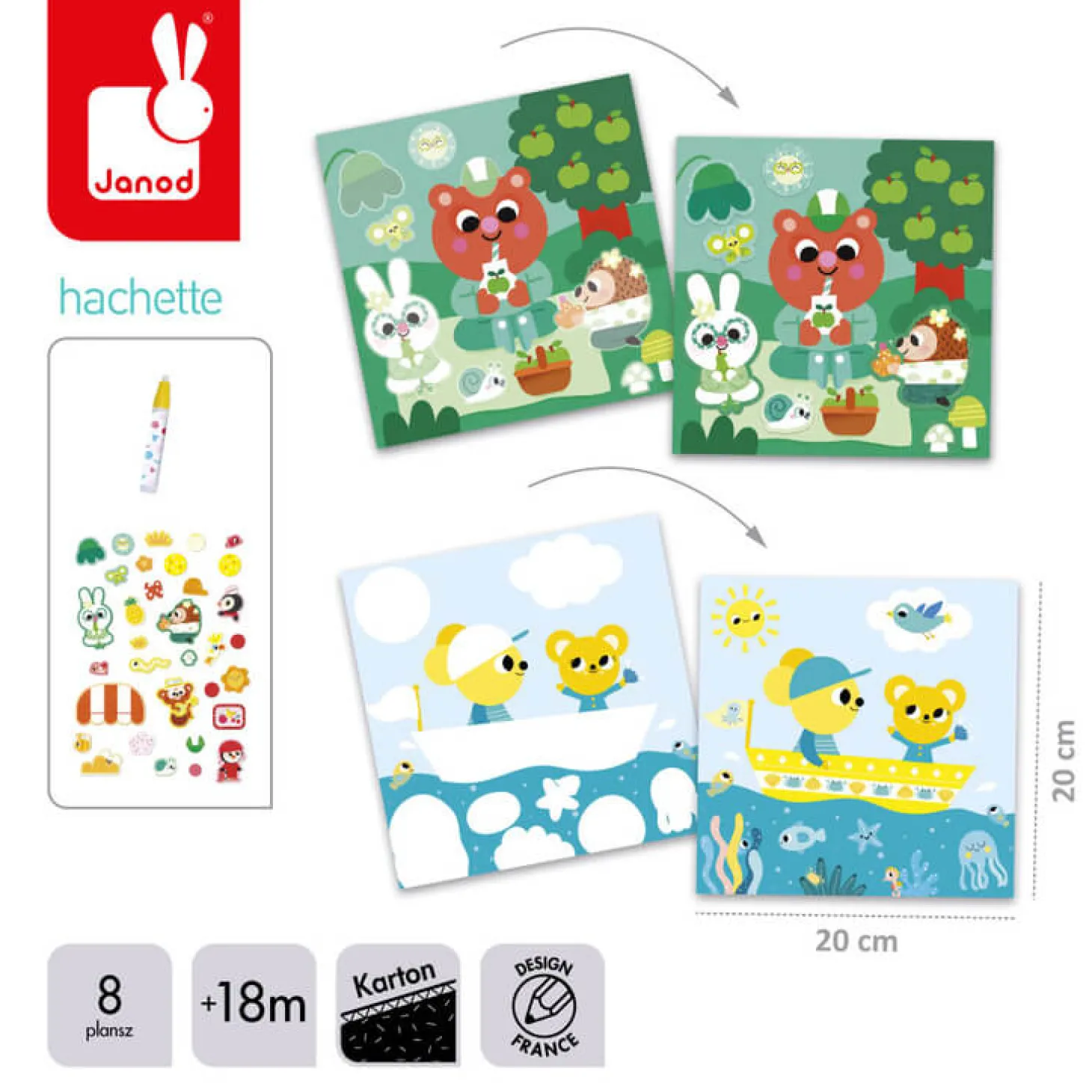 Multizestaw kreatywny Filc i magiczny pisak - Kolory, My arts & crafts