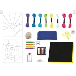 Multizestaw kreatywny - Kolory I love creativity 8+