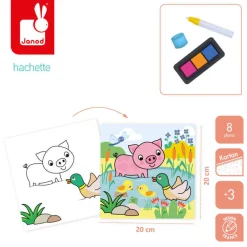 Multizestaw kreatywny 3-latka My arts & crafts 3+