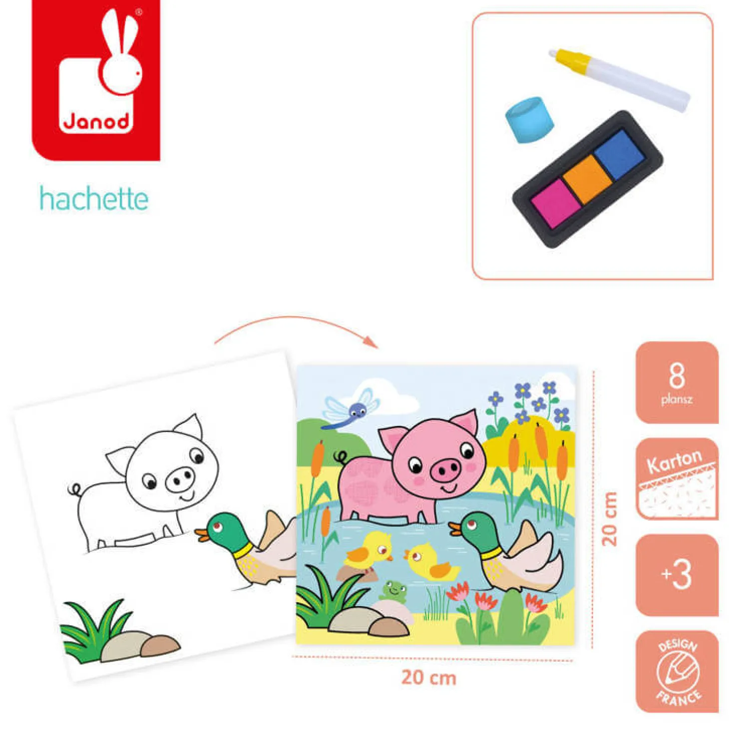 Multizestaw kreatywny 3-latka My arts & crafts 3+