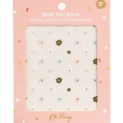 Naklejki na paznokcie dla dzieci - FLOWERS, hipoalergiczne