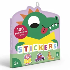 Naklejki wielorazowe 100 szt. Dinozaury 3+