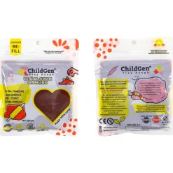 Naturalna ciastolina w saszetce re-fill BRĄZOWA, 125g