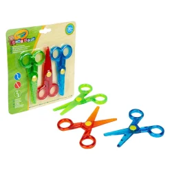 Nożyczki dla dzieci bezpieczne wzorki Mini Kids, 3szt. 3+