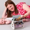 Obracająca się książeczka grzechocząca Tummy Time