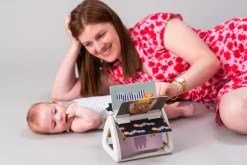 Obracająca się książeczka grzechocząca Tummy Time