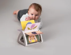 Obracająca się książeczka grzechocząca Tummy Time