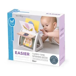 Obracająca się książeczka grzechocząca Tummy Time