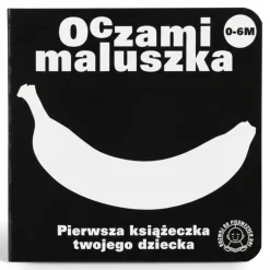 Oczami Maluszka kontrastowa książeczka Banan