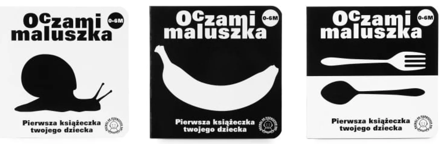 Oczami Maluszka kontrastowa książeczka Sztućce