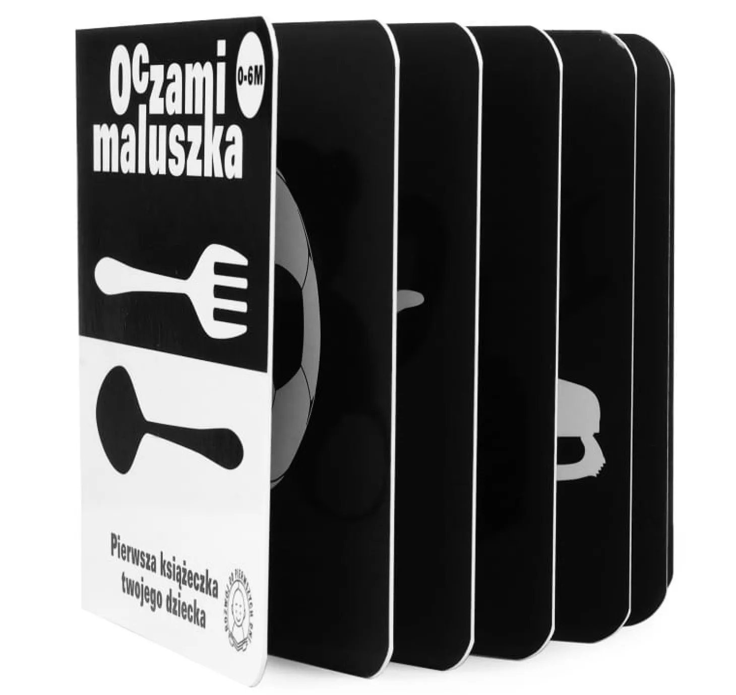 Oczami Maluszka kontrastowa książeczka Sztućce