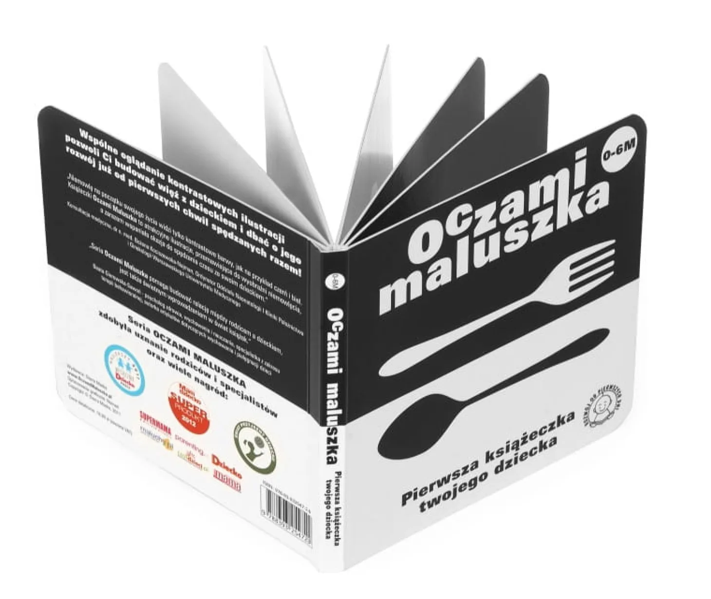 Oczami Maluszka kontrastowa książeczka Sztućce