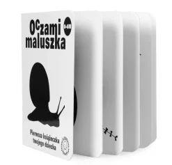 Oczami Maluszka kontrastowa książeczka Ślimak