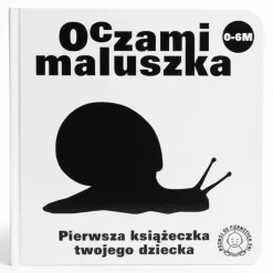 Oczami Maluszka kontrastowa książeczka Ślimak