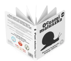 Oczami Maluszka kontrastowa książeczka Ślimak