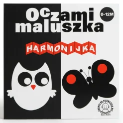 Oczami Maluszka kontrastowa książeczka Harmonijka